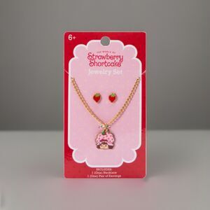 🔥The World Of Strawberry Shortcake Jewelry Set One Necklace & Earrings BNWT🔥